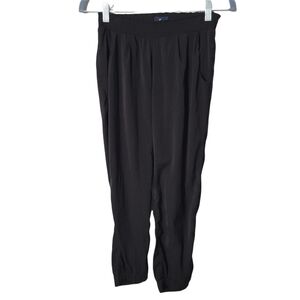 American Eagle Black Slightly Sheer Jogger Pants